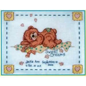  Sweet Dreams Baby Birth Announcement Kit (cross stitch 