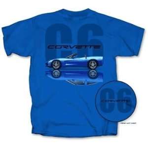 C6 Blue Corvette Coupe And Convertible Tee Shirt Xxlarge 133  