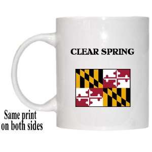  US State Flag   CLEAR SPRING, Maryland (MD) Mug 