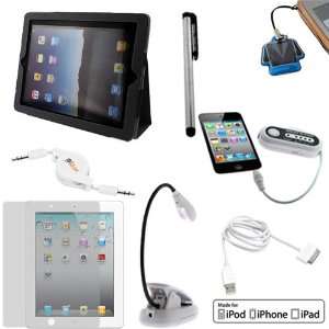  GTMax 8 Items Accessories Bundle kit for Apple iPad 2 WiFi 
