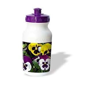  Flowers   Pansie   Water Bottles