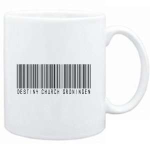 Mug White  Destiny Church Groningen   Barcode Religions  