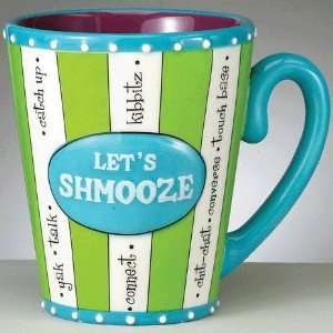  Rite Lite MGBL 102 Lets Schmooze Handpainted Mug   Ceramic 