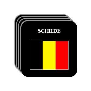  Belgium   SCHILDE Set of 4 Mini Mousepad Coasters 