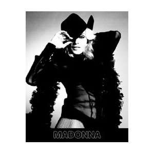  Madonna   B/w Pose   20x16 inches   Poster Print