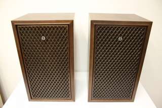 Vintage Sansui SP 200 3 Way 5 Speaker Floor Speakers walnut cabinets 