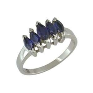  Daishia   size 6.25 14K Gold Sapphire Ring Jewelry