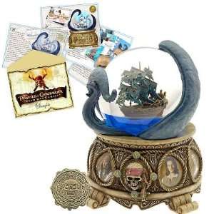  Pirates of the Caribbean Snowglobe w/LE Pin and Artists 