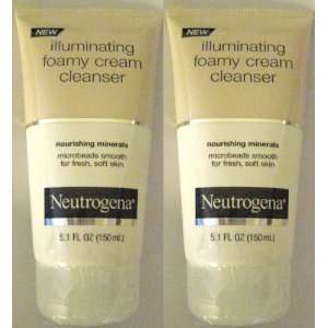  Neutrogena Illuminating Foamy Cream Cleanser 5.1 Oz (2 