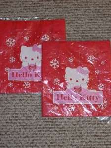 x2 Reusable Shopping Tote Bag Hello Kitty Hearts ~UPic  