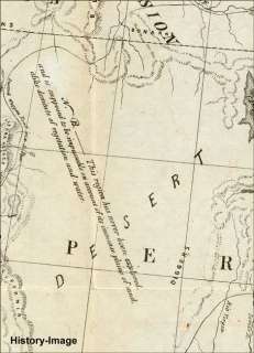 1846 LARGE WALL MAP OREGON, NEVADA, CALIFORNIA UNUSUAL  