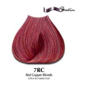  7RC Red Copper Blonde   Satin Hair Color with Aloe Vera 
