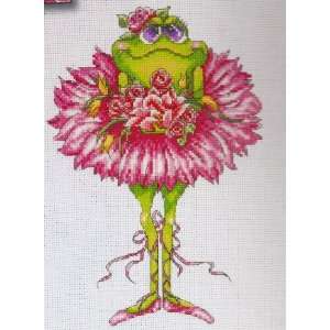  Counted Cross Stitch Kit Frog Bouquet From Design Works 