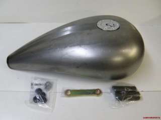 STRETCHED 3.5 GAL GAS FUEL TANK AND CAP FOR HARLEY  