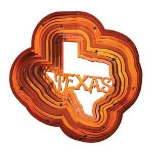   1325 12 3 Classic Texas Spinner Wind Chime, Copper