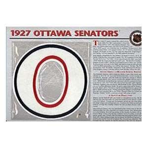  NHL 1927 Ottawa Senators Official Patch on Team History 