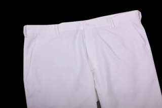 New Nike Dri FIT Flat Front Mens Golf Pant White Multi Size  