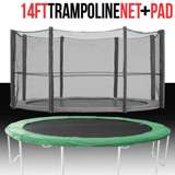   Trampoline Net Enclosure Netting Fence Safety Replacement Straight