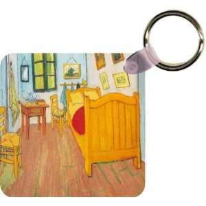 Van Gogh Art The bedroom in Arles Art Key Chain   Ideal Gift for all 