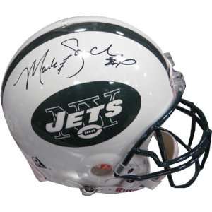    Autographed Mark Sanchez Football Helmet