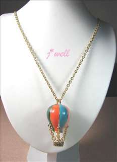 Premier Jewelry Colorful Balloon Dangled Gold Tone Long Necklace *FREE 