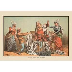  Falstaff Covered with Foul Linen   12x18 Framed Print in 