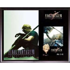 Final Fantasy VII Advent Children   Cid   Collectible Plaque Set w 