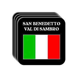 Italy   SAN BENEDETTO VAL DI SAMBRO Set of 4 Mini Mousepad Coasters