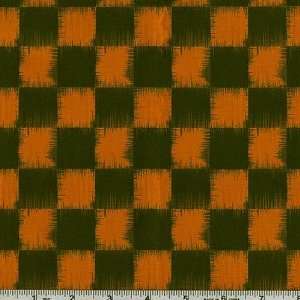45 Wide Kaffe Fassett Printed Ikat Checkerboard Green Fabric By The 