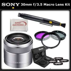  Sony E 30mm F3.5 Macro SEL30M35 Lens Kit Includes Sony 