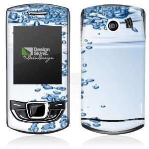  Design Skins for Samsung E2550   Blue Bubbles Design Folie 