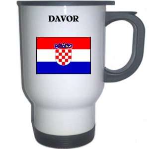  Croatia/Hrvatska   DAVOR White Stainless Steel Mug 