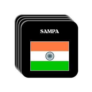  India   SAMPA Set of 4 Mini Mousepad Coasters 