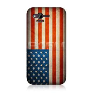   HEAD CASE DESIGNS AMERICAN FLAG BACK CASE COVER FOR HTC RHYME  