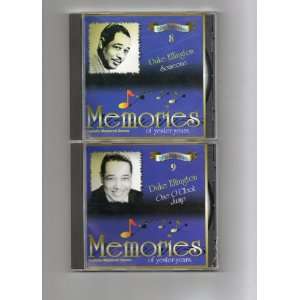 Two Audio CDS    MEMORIES Vol. 8 (Someone) and Vol. 9 (One Oclock 