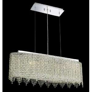  Dazzling oval drip designed crystal chandelier lighting 