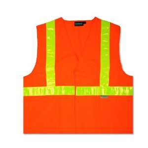 ERB 14535S17 Class 2 Safety Vest with High Gloss Trim 