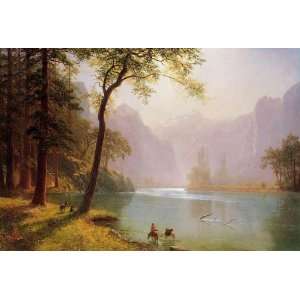   River Valley, California Albert Bierstadt Hand Pai