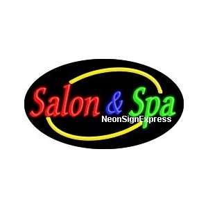  Salon & Spa Flashing Neon Sign 