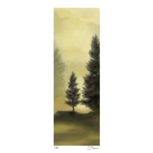  Trees in the Mist I by Deac Mong, 16x40