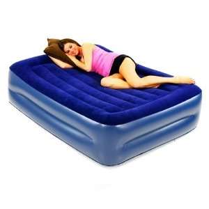 Smart Air Beds Deluxe Flock Top Raised Full Size Overnighter Air Bed 