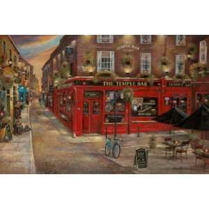  Ruane Manning 36W by 24H  Temple Bar CANVAS Edge #2 1 
