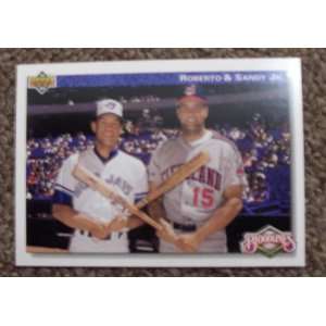  1992 Upper Deck Roberto and Sandy Alomar Jr # 81 MLB 
