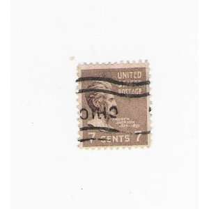  Andrew Jackson 7 Cent Stamp 