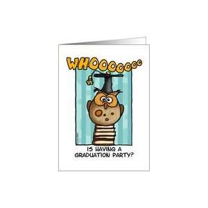  whooooo is having a graduation party? Card Toys & Games