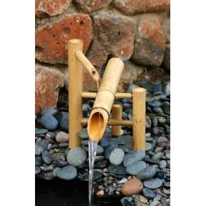Rocking fountain spout and pump kit 