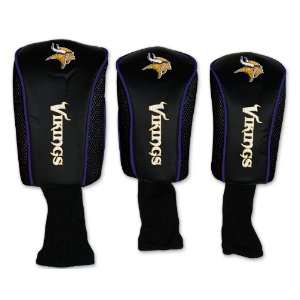  Minnesota Vikings Black Mesh Long Neck Head Covers Sports 