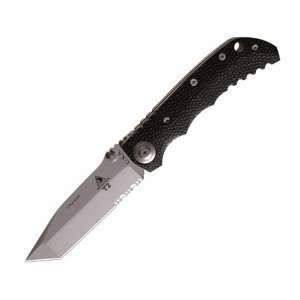  Lone Wolf Knives   Harsey T2, Black Nylon Handle, Tanto 