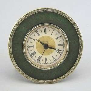  Ashleigh Manor 5 Inch Russian Clock, Green