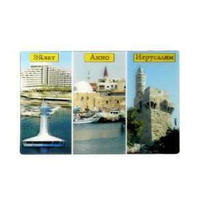    Famous Israeli Sites 3D Magnets in Russian 